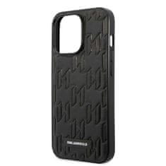 Karl Lagerfeld Ovitek Karl Lagerfeld Monogram za iPhone 13 Pro Max črne barve