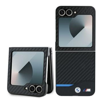 1 to 3 BMW BMHCZF622NBCK Z FLIP6 F741 ČRNO/ČRNO TRDO OHIŠJE CARBON BLUE LINE