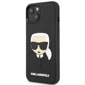 Karl Lagerfeld OVITEK KARL LAGERFELD ZA IPHONE 14 PLUS 15 PLUS TRDA GUMIJA 3D GLAVA KARLS