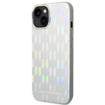 Karl Lagerfeld OVITEK KARL LAGERFELD MONOGRAM IRIDESCENT ZA IPHONE 14 PLUS 15 PLUS 6.7