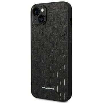 Karl Lagerfeld ETUI KARL LAGERFELD SAFFIANO MONO KOVINSKI LOGO ZA IPHONE 14 PLUS 15 PLUS 6,7