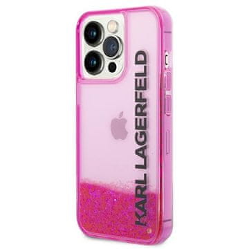 Karl Lagerfeld OVITEK Z BLEŠČICAMI KARL LAGERFELD HARDCASE LIQUID GLITER ZA IPHONE 14 PRO MAX 6.7 ELONG
