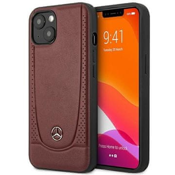 MERCEDES Usnjen ovitek Mercedes za iPhone 14 Plus, urbano rdeč