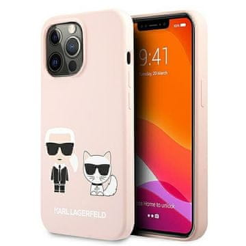 Karl Lagerfeld OVITEK KARL LAGERFELD KLHMP13LSSKCI ZA IPHONE 13 PRO 13 SILIKONSKO TRDO OVITEK