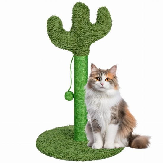 shumee Mačja praskalka - CACTUS - zelena