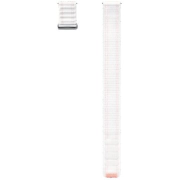 shumee Pašček iz blaga za Samsung Galaxy Watch7, roza in bel