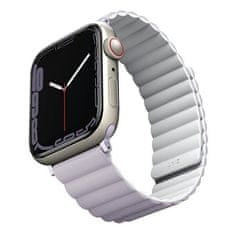 UNIQ Apple Watch Series 1 UNIQ Revix reverzibilni magnetni pašček lila-bel