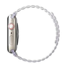 UNIQ Apple Watch Series 1 UNIQ Revix reverzibilni magnetni pašček lila-bel
