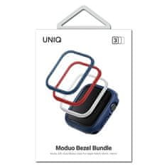 UNIQ Apple Watch Series 4 UNIQ Moduo 3v1 okvirji modro-rdeče-beli