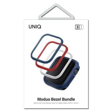 UNIQ UNIQ MODUO OKVIR 3V1 ZA APPLE WATCH SERIES 4 5 6 7 8 9 SE SE2 44MM 45MM