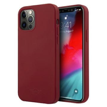 shumee Silikonski ovitek za iPhone 12 Pro Max Mini, rdeč