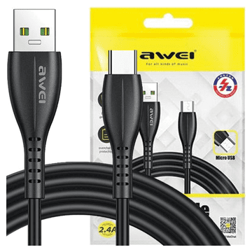 Awei AWEI KABEL USB-C V USB ZA TELEFON RAČUNALNIK 1M KABEL ZA HITRO POLNJENJE