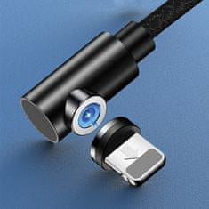 USAMS USAMS Lightning kabel 1 m kotni magnetni rdeč/rdeč SJ444USB02 (US-SJ444)