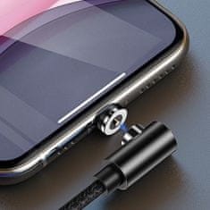 USAMS USAMS Lightning kabel 1 m kotni magnetni rdeč/rdeč SJ444USB02 (US-SJ444)