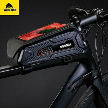 shumee Kovček za kolo WILDMAN M90, črn