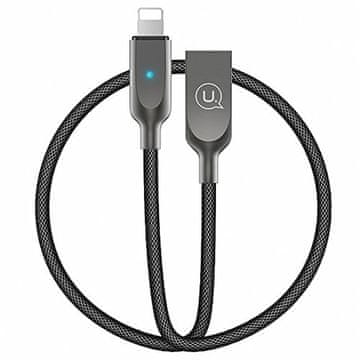 USAMS U-Sun Lightning kabel za izklop črn/črn 1,9 m IPYSUBS201 (US-SJ170)
