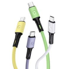 USAMS Usams kabel U52 microUSB 2A hitro polnjenje 1m zelen/zelen SJ435USB02 (US-SJ435)
