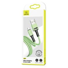 USAMS Usams kabel U52 microUSB 2A hitro polnjenje 1m zelen/zelen SJ435USB02 (US-SJ435)