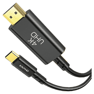 Awei Awei CL-212T USB-C na HDMI kabel 4K 30Hz črne barve