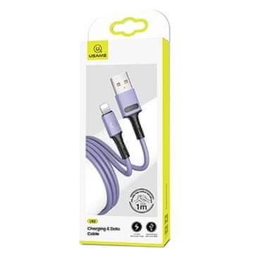 USAMS kabel U52 Lightning 2A Hitro polnjenje 1m vijoličen/vijoličen SJ434USB04 (US-SJ434)