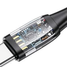 USAMS USAMS kabel U85 2xUSB-C/USB/Micro-USB/Lightning 6v1 2m 100W PD hitro polnjenje vijolično/vijolično SJ646USB02 (US-SJ646)