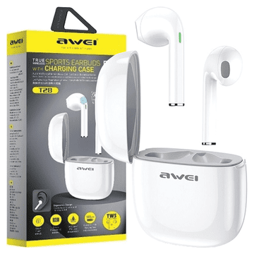 Awei AWEI BLUETOOTH 5.0 SLUŠALKE T28 TWS ZA IPHONE SAMSUNG HUAWEI SPROSTITE ROKE