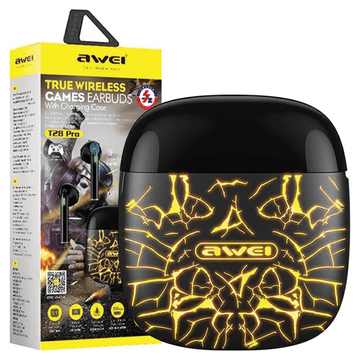 Awei AWEI T28 PRO TWS+ 5.0 SLUŠALKE ZA IPHONE 12 13 14 KOMPLET S PRIKLJUČNO POSTAJO