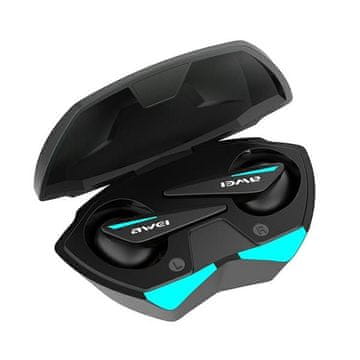 shumee Bluetooth 5.0 AWEI T23 TWS igralne slušalke, črne