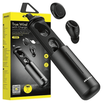Awei AWEI BLUETOOTH 5.0 SLUŠALKE T55 TWS ZA GAMING TELEFONE S POSTAJO