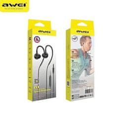 1 to 3 Awei Slušalke L3 3.5Mm Jack Za Telefone Prenosnik Z Dolgim Kablom 1.5M