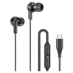 1 to 3 Awei Pc-25T Usb Stereo Slušalke-C Črne