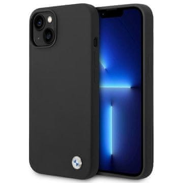 Bmw Silikonski ovitek z logotipom BMW za iPhone 14 Plus, črne barve