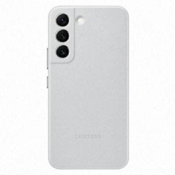 1 to 3 Samsung Ef-Vs901Lj S22 S901 Etui Svetlo Siv/Svetlo Siv Usnjen Ovitek