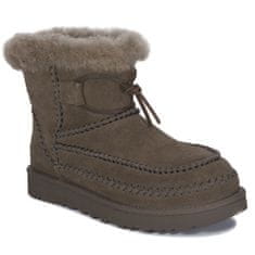 Ugg Australia Snežni škornji olivna 39 EU w Classic Mini Alpine Hickory