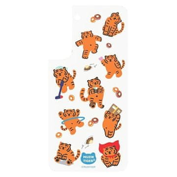 1 to 3 Samsung Plošča Za Ovitek Okvir Pokrov Galaxy S22+ Muzik Tiger Bel Zaščitna
