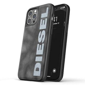 Diesel Ovitek za iPhone 12 Diesel, beljen jeans sivo-bel