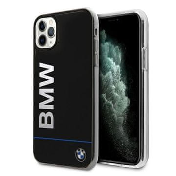 Bmw BMW BMHCN58PCUBBK ovitek za iPhone 11 Pro 5.8 črn/črn trdi ovitek z logotipom in podpisom