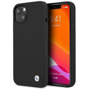 Bmw Silikonski ovitek BMHCP13SSILBK za iPhone 13 mini 5,4" črne barve Signature