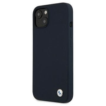 Bmw Silikonski ovitek BMHCP13SSILNA za iPhone 13 mini 5,4" v temno modri barvi, Signature