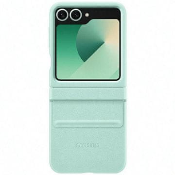 1 to 3 Samsung Etui Iz Eko Usnja Z Zaključkom Za Z Flip6 F741 S Protidrsno Podlogo