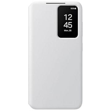 shumee Ovitek za Samsung Galaxy S24 Samsung Smart View s preklopom, bel