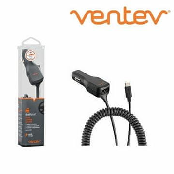 1 to 3 Ventev Avtopolnilec 3.4A Za Microusb Pametne Telefone Hitro Polnjenje