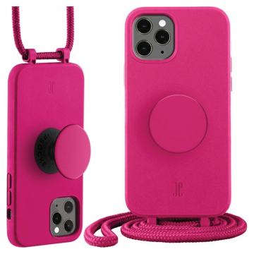 1 to 3 ETUI JE POPGRIP IPHONE 12/12 PRO 6,1RÓŻOWY/ORCHID FLOWER 30090 (JUST ELEGANCE)