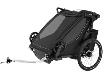 Thule Chariot Sport 2 Double prikolica za kolesa, črna