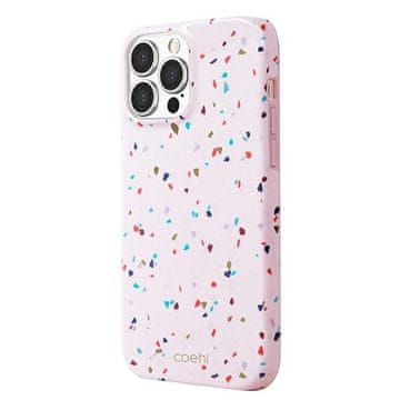 UNIQ Ovitek za iPhone 13 Pro Max UNIQ Coehl Terrazzo roza