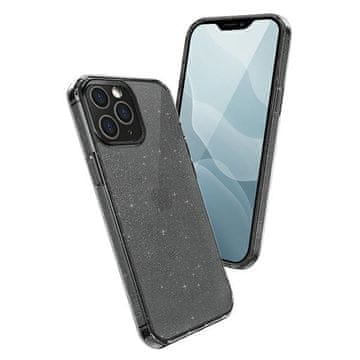 UNIQ Ovitek LifePro Tinsel za iPhone 12 ProMax 6.7" črn/dimčast