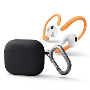 shumee Ovitek z ušesnimi kavlji za AirPods 3. generacije UNIQ Nexo, siv