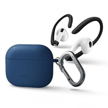 UNIQ Ovitek za Apple UNIQ Nexo AirPods 3 z ušesnimi kavlji moder