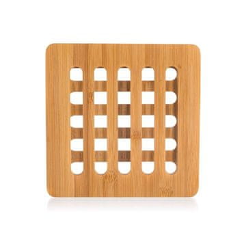 Banquet Lesena podloga BRILLANTE Bambus 16 x 16 x 1 cm, komplet 6 kosov