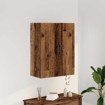 Vidaxl vidaXL Stenska omarica starinski les 69,5x34x90 cm